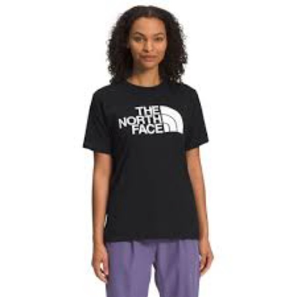 Women’s North Face size XL black and white tee EUC - Picture 1 of 3